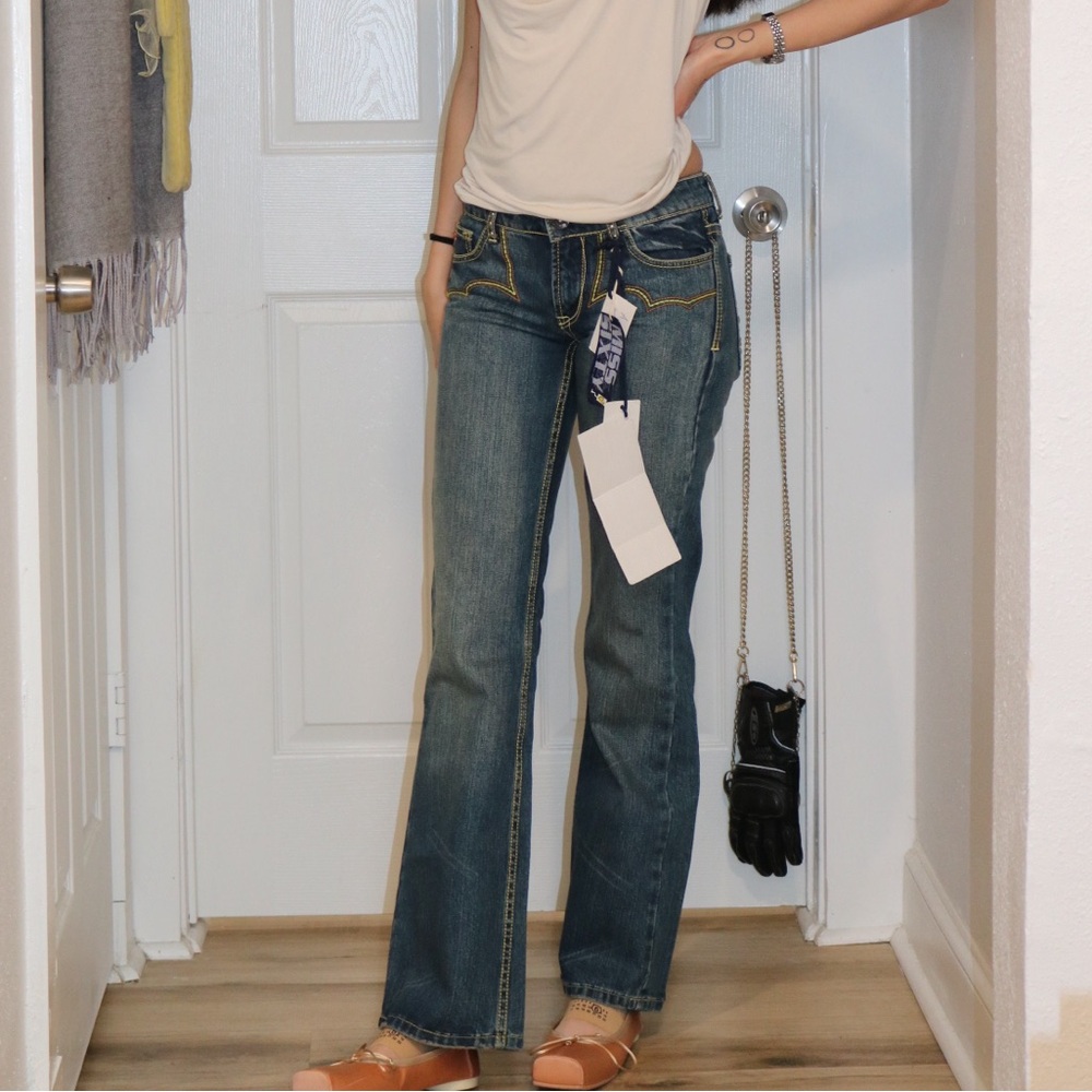 Miss Sixty Blue Boot Cut Jeans